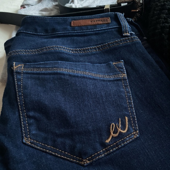 Express Barely Boot Low Rise Jeans - Picture 8 of 9